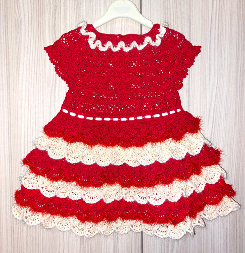 Häckelkleid/Festkleid/Ajour-S