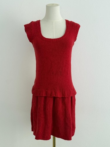 Strickkleid rot y2k - y2k, mini