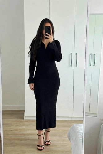 Shein damen strickkleid midi - damen,