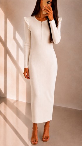 Zara kleid strickkleid strick - kleid,