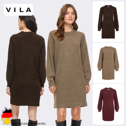 Vila damen kurzkleid strick - damen,