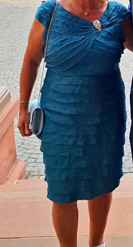 Cocktailkleid türkis 44 - gr.,