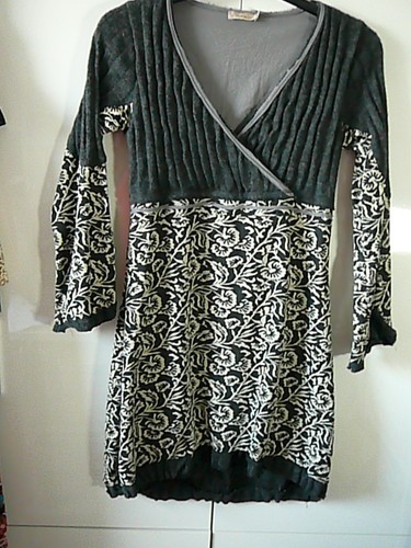 Cream strickkleid 34 - cream, gr