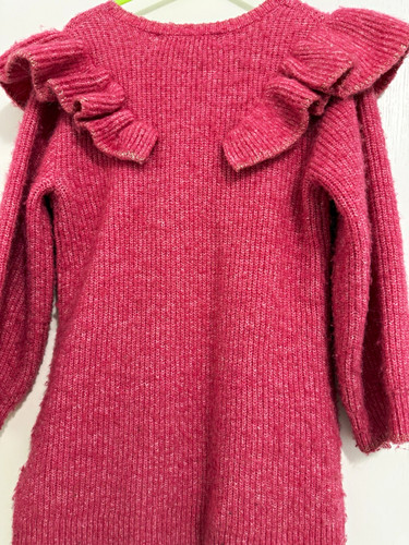 Mädchen strickkleid rosa - mädchen,