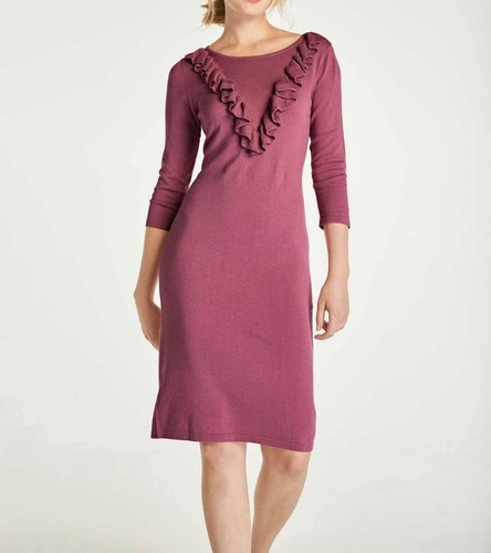 Kleid strick heine beere - strick,