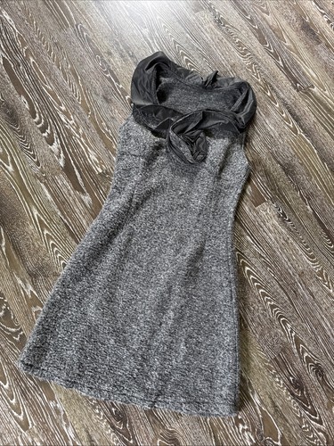 Strickkleid mini grau - mini,