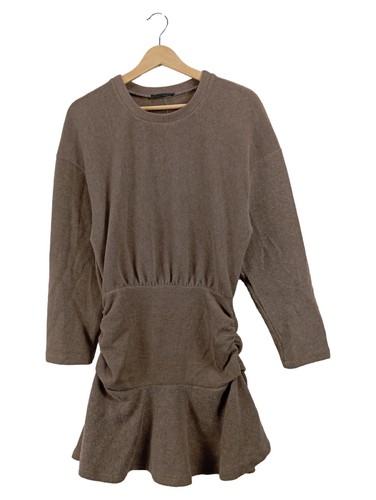 Zara strickkleid rippstrick - strickkleid,